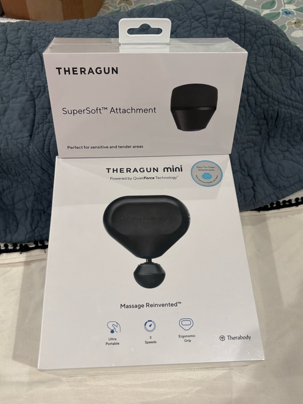 Therabody Theragun Mini Massage Gun + SuperSoft Attachment NEW